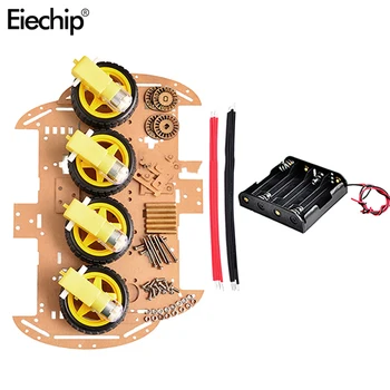 4WD Robot Motor Smart Car Chassis Kits With Speed Encoder For Arduino 51 M26 DIY Education Robot Smart Car Kit Diy Electronic
4WD Robot Motor Smart Car Chassis Kits With Speed Encoder For Arduino 51 M26 DIY Education Robot Smart Car Kit Diy Electronic