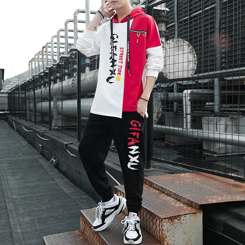 Autumn Hoodie Long-sleeve Suit New Style Trend Men Cool Loose Casual Sports Two-Piece Set Men's
Autumn Hoodie Long-sleeve Suit New Style Trend Men Cool Loose Casual Sports Two-Piece Set Men's