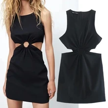 Elmsk Summer Dress Vestidos Ins Fashion Blogger High Street Vinatge Buckle Ring Hollow Out Sexy Tank Dress Mini Dress Women
Elmsk Summer Dress Vestidos Ins Fashion Blogger High Street Vinatge Buckle Ring Hollow Out Sexy Tank Dress Mini Dress Women