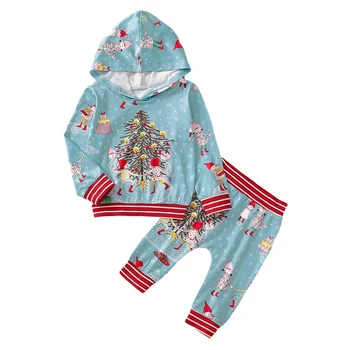 3M-1Y Baby's Set Two Piece Long Sleeved Trousers Boys Girls Christmas Tree Print Hooded Sweater Pants
3M-1Y Baby's Set Two Piece Long Sleeved Trousers Boys Girls Christmas Tree Print Hooded Sweater Pants