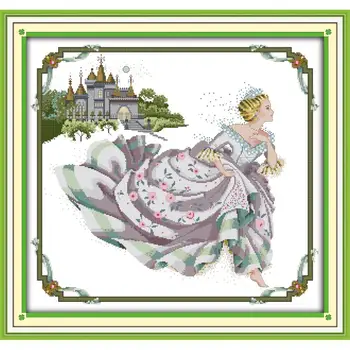 Joy Sunday Cinderella Cherish Home Decor Counted Printed Canvas Cross Stitch DIY Kit 11&14CT DMC Embroidery Needlework Set
Joy Sunday Cinderella Cherish Home Decor Counted Printed Canvas Cross Stitch DIY Kit 11&14CT DMC Embroidery Needlework Set