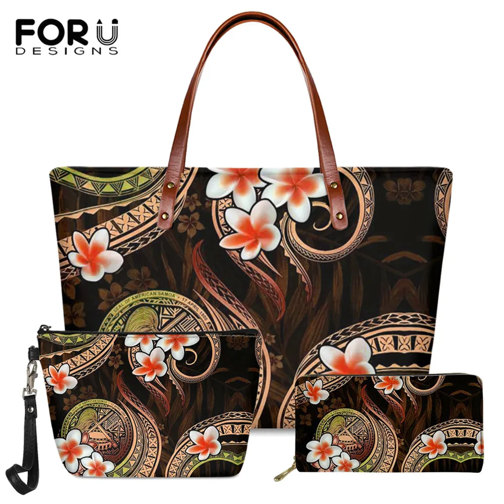 FORUDESIGNS Luxury Women Shoulder Bag Gradient Frangipani Printed Brand Designer Large Handbag Polynesian Tattoo Long PU Purse
FORUDESIGNS Luxury Women Shoulder Bag Gradient Frangipani Printed Brand Designer Large Handbag Polynesian Tattoo Long PU Purse