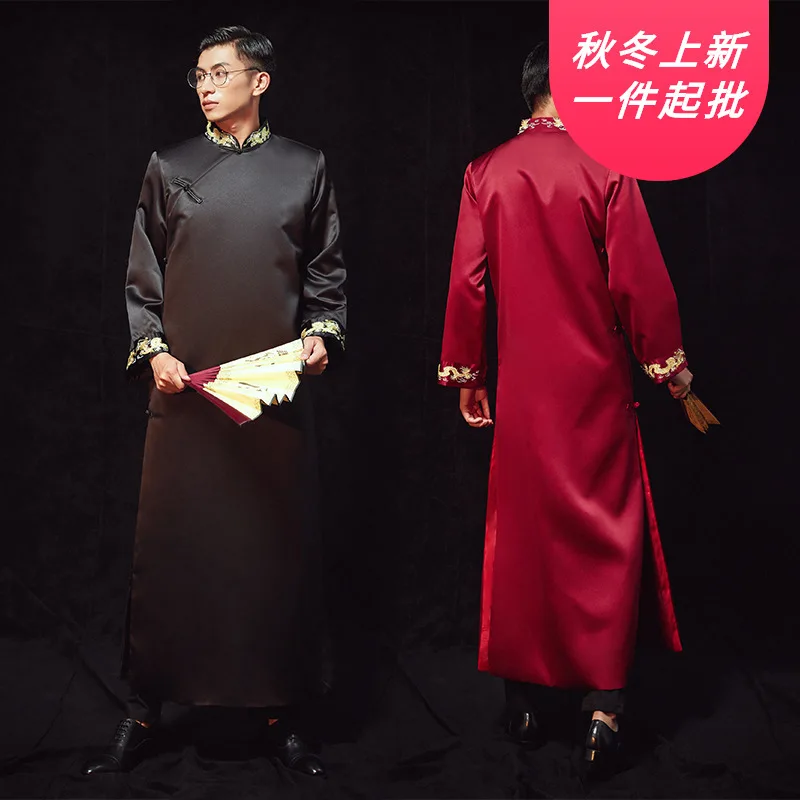 2020 Hot Sale Groom Tuxedo Best Man Suit Men's Jacket Toast Gown The Robes Of Chinese Ancient Costume Male Wedding Dresses In
2020 Hot Sale Groom Tuxedo Best Man Suit Men's Jacket Toast Gown The Robes Of Chinese Ancient Costume Male Wedding Dresses In