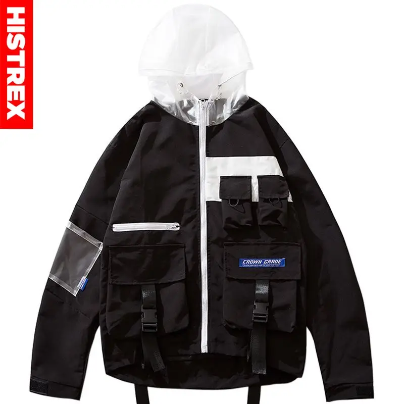 Men Jacket Windbreaker Hip Hop Streetwear Harajuku Hood Jacket Buckle Ribbon Multi Pocket 2020 Autumn Zipper Track Jacket Hoodie
Men Jacket Windbreaker Hip Hop Streetwear Harajuku Hood Jacket Buckle Ribbon Multi Pocket 2020 Autumn Zipper Track Jacket Hoodie