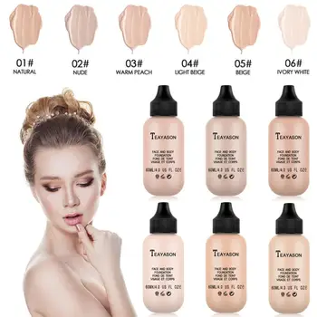 60ml Full Cover Liquid Concealer Perfect Moisturizing Liquid Foundation Matte Waterproof Lasting Oil Control Concealer TSLM1
60ml Full Cover Liquid Concealer Perfect Moisturizing Liquid Foundation Matte Waterproof Lasting Oil Control Concealer TSLM1