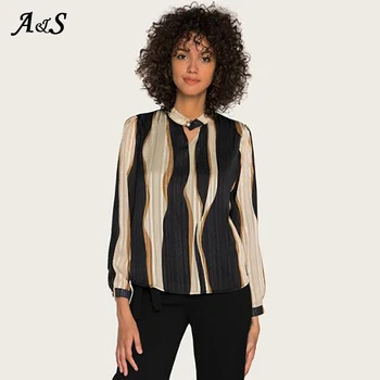 Laamei Women Chiffon Blouse Long Sleeve Leopard V neck Shirt Ladies OL Party Top Dames Streetwear blusas feminina Office Lady 
Laamei Women Chiffon Blouse Long Sleeve Leopard V neck Shirt Ladies OL Party Top Dames Streetwear blusas feminina Office Lady