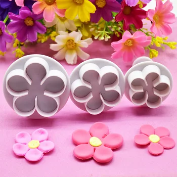 3Pcs Cake Decorating Tools Cookie Cutter Cake Fondant Mold Spring Die Plastic Flower Plunger KItchen Gadgets Baking Accessories
3Pcs Cake Decorating Tools Cookie Cutter Cake Fondant Mold Spring Die Plastic Flower Plunger KItchen Gadgets Baking Accessories