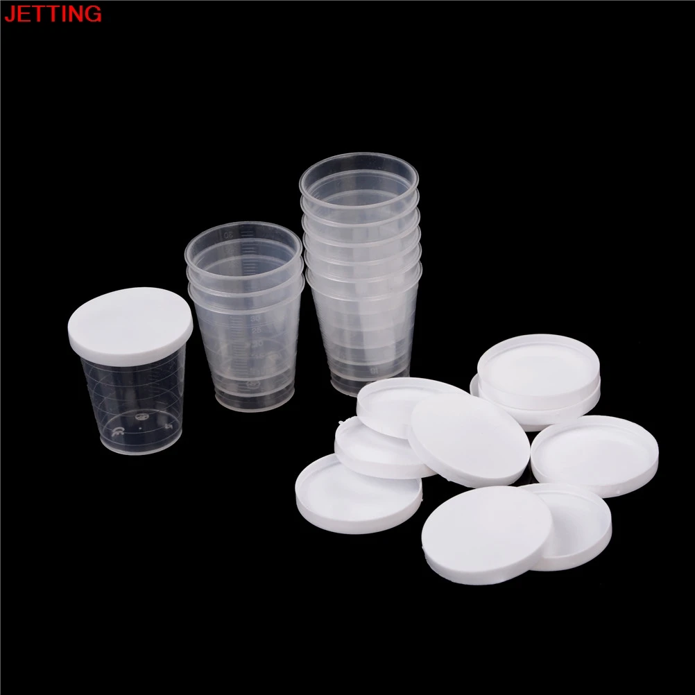 10 PCS Transparent Plastic Measure Cups With White Lids 30ml Clear Container Measuring Small Amount Of Liquid Measure Cups
10 PCS Transparent Plastic Measure Cups With White Lids 30ml Clear Container Measuring Small Amount Of Liquid Measure Cups