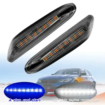 Racbox 2x car LED Dynamic side Marker light Amber Flowing Water White DRL Blinker Indicator Turn Signal Lights For BMW E60 E61
Racbox 2x car LED Dynamic side Marker light Amber Flowing Water White DRL Blinker Indicator Turn Signal Lights For BMW E60 E61