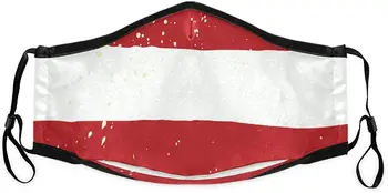 Latvia Flag Face Mask Washable Anti Dust Mask with 4PCS 5Layers Filters for Bicycle, Cycling,Sports, Motorcycling White
Latvia Flag Face Mask Washable Anti Dust Mask with 4PCS 5Layers Filters for Bicycle, Cycling,Sports, Motorcycling White