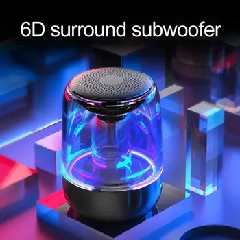 5.0 Bluetooth Speaker Portable 6D Variable Color Lights Subwoofer Wireless Bluetooth Speaker Bluetooth Version FM Radio Function
5.0 Bluetooth Speaker Portable 6D Variable Color Lights Subwoofer Wireless Bluetooth Speaker Bluetooth Version FM Radio Function