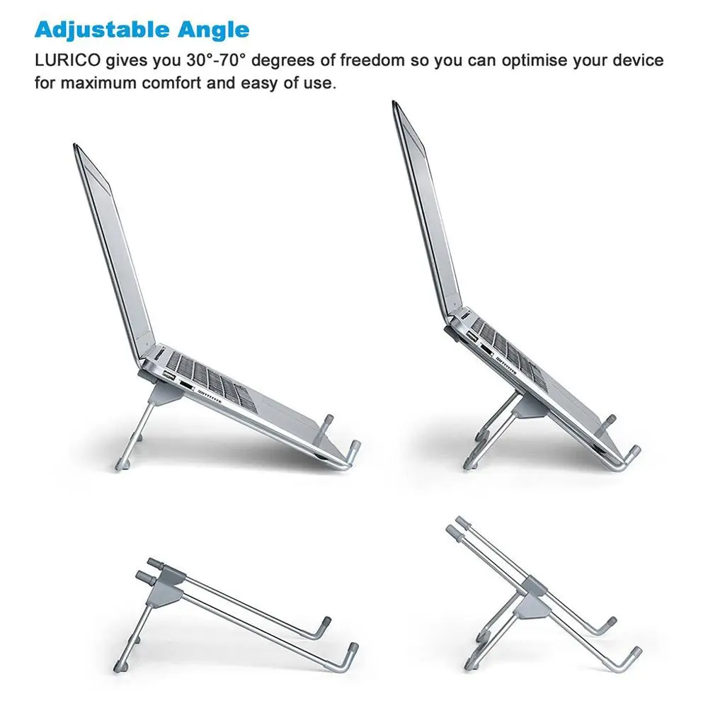 Folding Portable Laptop Stand Viewing AngleHeight Adjustable Quality Aluminum Alloy Bracket Support 10-17inch Notebook
Folding Portable Laptop Stand Viewing AngleHeight Adjustable Quality Aluminum Alloy Bracket Support 10-17inch Notebook