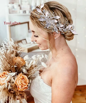 TOPQUEEN HP299 Wedding Head Piece Bridal Hair Accessories Silver Alloy Leaves Wedding Bridal Headband Flower Crown Bridal Tiara
TOPQUEEN HP299 Wedding Head Piece Bridal Hair Accessories Silver Alloy Leaves Wedding Bridal Headband Flower Crown Bridal Tiara