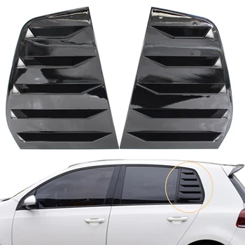 For VW Golf MK6 Car Rear Side Window Louver Side Air Vent Outlet Cover Glossy Black 2Pcs
For VW Golf MK6 Car Rear Side Window Louver Side Air Vent Outlet Cover Glossy Black 2Pcs