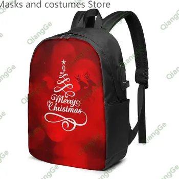 New Custom 3d Printing Merry Christmas Santa Claus Children's School Usb Backpack Washed Festival Christmas Backpack
New Custom 3d Printing Merry Christmas Santa Claus Children's School Usb Backpack Washed Festival Christmas Backpack