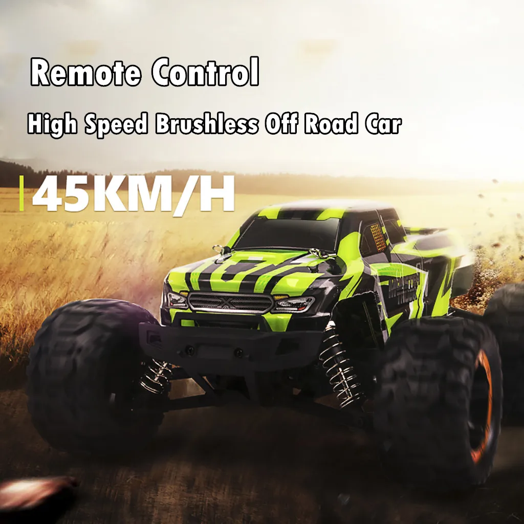 SG1601 1/16 2.4G 4WD 45KM/h High Speed Brushless Racing Crawler RC Off Road Car RC Cars Trucks Off-Road Trucks Toys for Children
SG1601 1/16 2.4G 4WD 45KM/h High Speed Brushless Racing Crawler RC Off Road Car RC Cars Trucks Off-Road Trucks Toys for Children