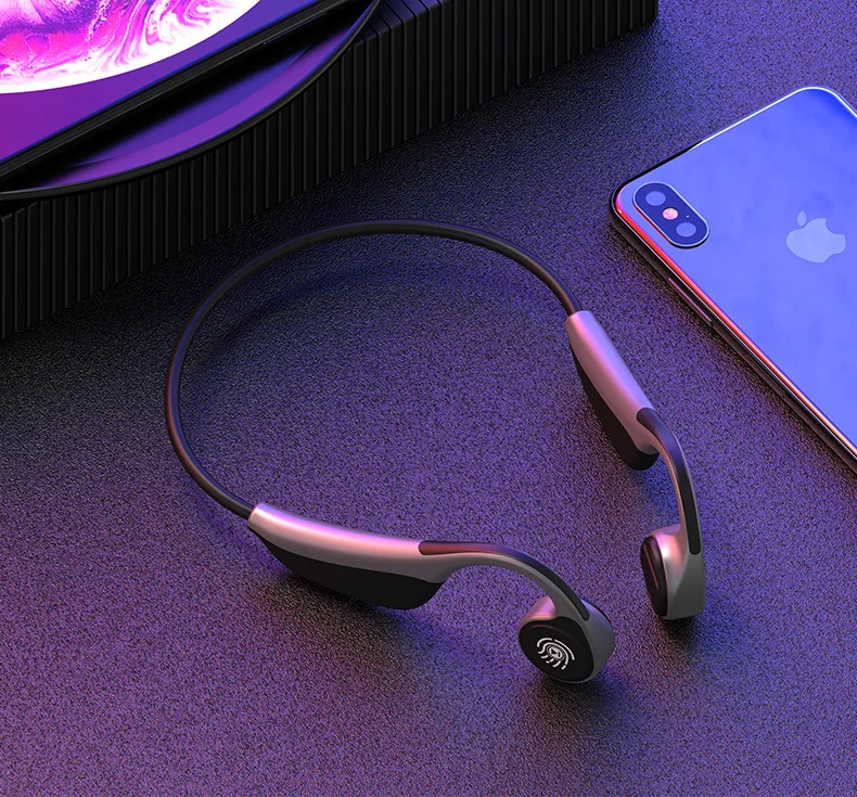 Bone conduction Bluetooth headset movement wireless running one touch ear type 5.0 earphones
Bone conduction Bluetooth headset movement wireless running one touch ear type 5.0 earphones