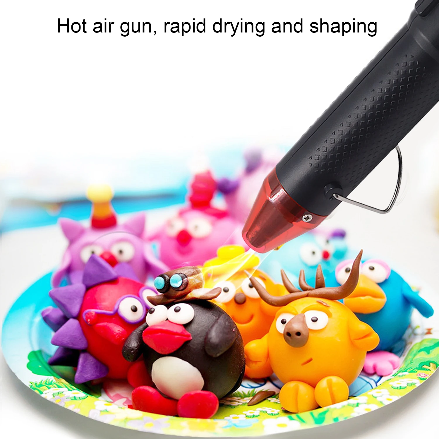 Portable Mini Hot Heat Air Gun Blower Quick Shaping tool for DIY Embossing Rubber Stamp Powder Convex Drying Paint EU Plug
Portable Mini Hot Heat Air Gun Blower Quick Shaping tool for DIY Embossing Rubber Stamp Powder Convex Drying Paint EU Plug