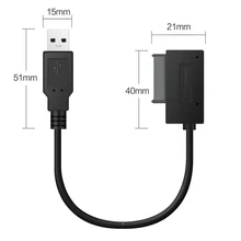 USB 3.0 7+6 13pin Slimline Sata Adapter Cable For CD Rom Optical Drive USB Adapter Cable 6+7P SATA To USB2.0 Laptop Optical
USB 3.0 7+6 13pin Slimline Sata Adapter Cable For CD Rom Optical Drive USB Adapter Cable 6+7P SATA To USB2.0 Laptop Optical