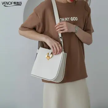 VENOF New Fashion Women's Cowhide Bucket Bags Terse Female Leather Shoulder Bag Soild Small Bags Crossbody Bags For Ladies 2020
VENOF New Fashion Women's Cowhide Bucket Bags Terse Female Leather Shoulder Bag Soild Small Bags Crossbody Bags For Ladies 2020