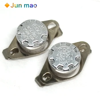 5pcs KSD301 240C 240 Celsius degree 10A250V NC Normally Closed Ceramics Temperature Switch Thermostat Temperature control switch
5pcs KSD301 240C 240 Celsius degree 10A250V NC Normally Closed Ceramics Temperature Switch Thermostat Temperature control switch