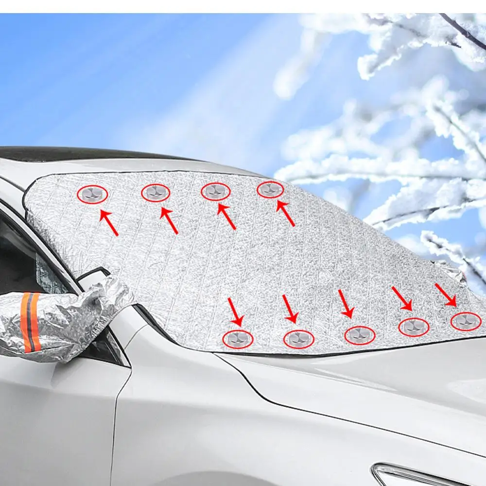 Car Windshield Cover Anti Snow Frost Ice Auto Windscreen Cover Foldable Strong Magnet Heat Sun Shade Dust Protector
Car Windshield Cover Anti Snow Frost Ice Auto Windscreen Cover Foldable Strong Magnet Heat Sun Shade Dust Protector