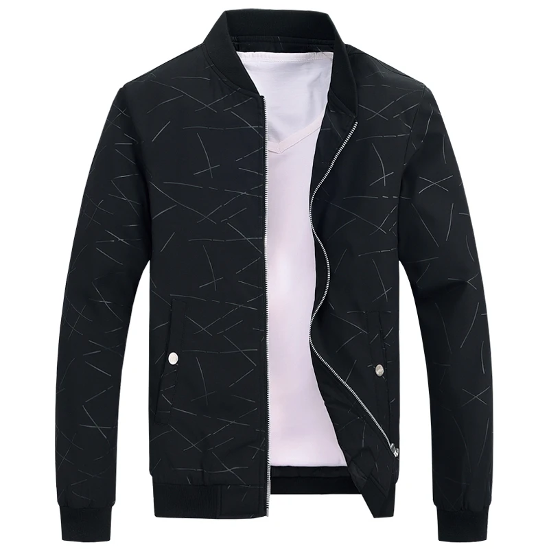 2019 Spring Autumn Man Daily Jackets Slim Printed Pinstripe Pattern Men Leisure Quality Male Streetwear Outwear Chaqueta Hombre
2019 Spring Autumn Man Daily Jackets Slim Printed Pinstripe Pattern Men Leisure Quality Male Streetwear Outwear Chaqueta Hombre