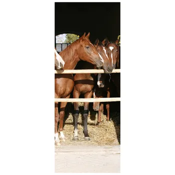 77*200cm animal poster Horse Room 3d door stickers wall art vinyl mural for home hotel club decoration big waterproof wallpaper
77*200cm animal poster Horse Room 3d door stickers wall art vinyl mural for home hotel club decoration big waterproof wallpaper