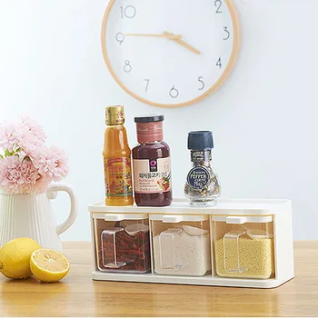 3 Grids Set Seasoning Box Herb Spices Storage Condiment Jar Cooking Spice Rack Spoon Kitchen with Lid Container Seasoning Box
3 Grids Set Seasoning Box Herb Spices Storage Condiment Jar Cooking Spice Rack Spoon Kitchen with Lid Container Seasoning Box