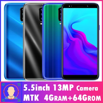 Original smartphones V30 4G RAM 64G ROM MTK Android Phones Face ID 5.5inch 13MP Unlocked Celulares Quad Core Cell Mobile Phone
Original smartphones V30 4G RAM 64G ROM MTK Android Phones Face ID 5.5inch 13MP Unlocked Celulares Quad Core Cell Mobile Phone