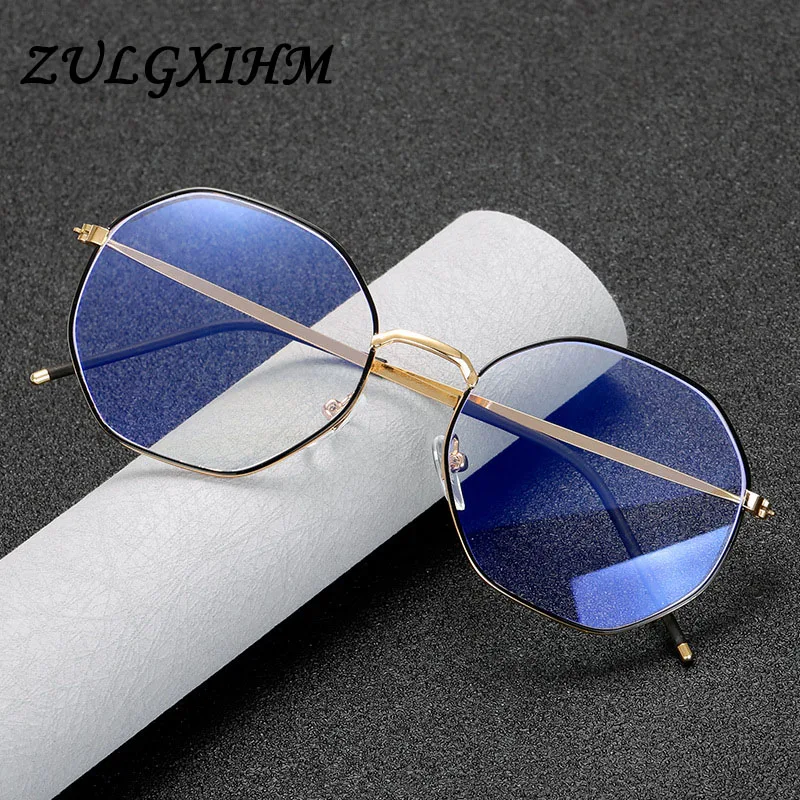 Anti-Blue Light Vintage Glasses Frame Round Lens Flat Myopia Optical Mirror Simple Metal Women/Men Glasses Frame
Anti-Blue Light Vintage Glasses Frame Round Lens Flat Myopia Optical Mirror Simple Metal Women/Men Glasses Frame