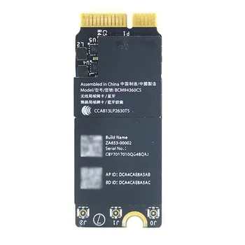Laptop Replacement Network Card WIFI Accessories Easy Install Dual Band Small BCM94360CS Bluetooth For Mac 13" A1398 A1425
Laptop Replacement Network Card WIFI Accessories Easy Install Dual Band Small BCM94360CS Bluetooth For Mac 13" A1398 A1425
