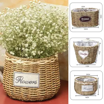 Plant Fiber Sundries Basket Small Home Large Volume Table Extendable Rack Flower Pot Multifunctional Office Kitchen
Plant Fiber Sundries Basket Small Home Large Volume Table Extendable Rack Flower Pot Multifunctional Office Kitchen