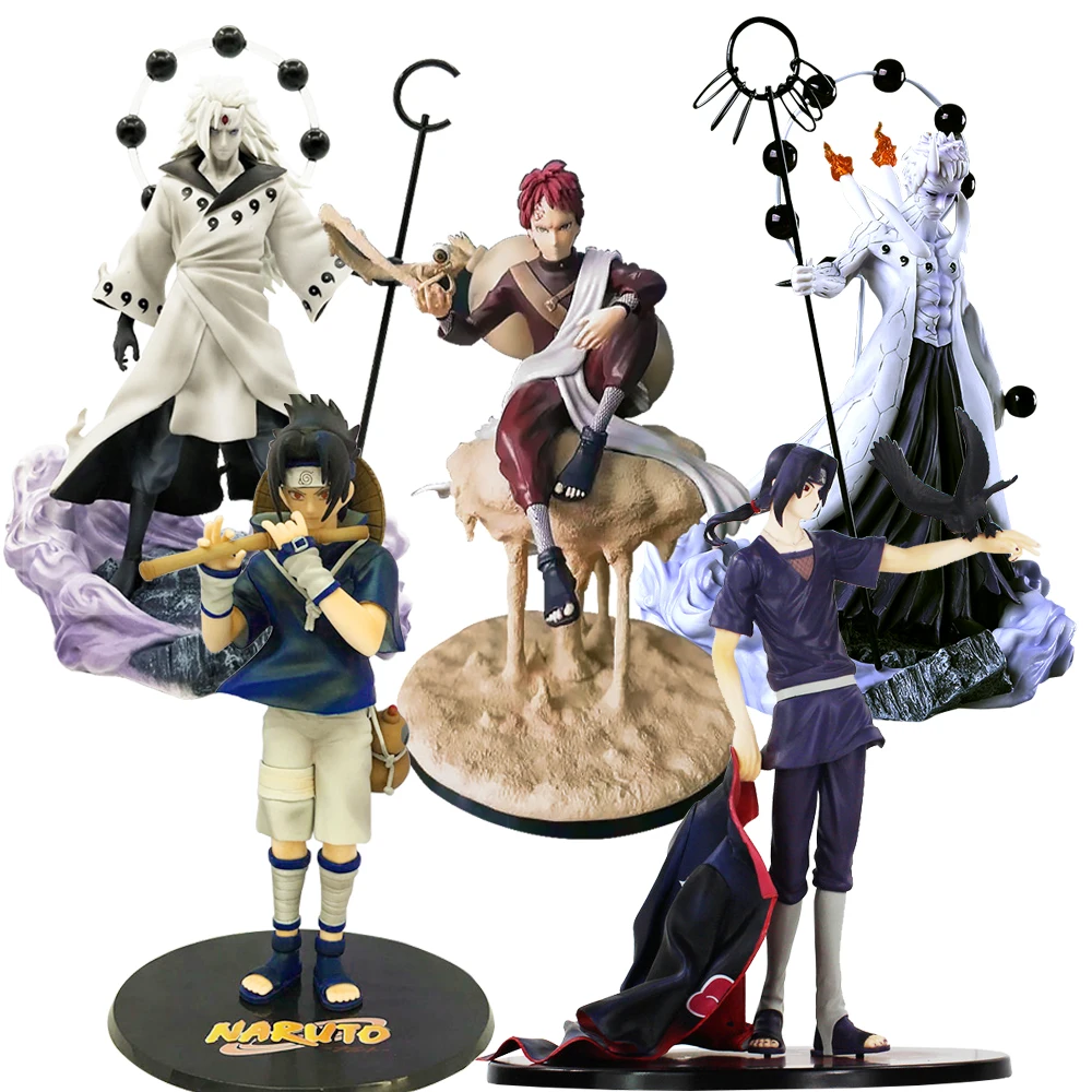 24 27 см аниме фигурки Наруто Учиха Obito Rikudousennin Узумаки ПВХ модель игрушки фигурка