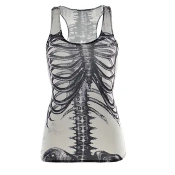 New Digital Printing Ladies I-shaped vest with white background skeleton Gym Shirt Vest
New Digital Printing Ladies I-shaped vest with white background skeleton Gym Shirt Vest