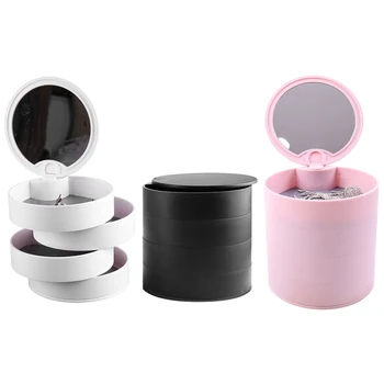 4 Layers Folding Nordic Mirror Jewelry Storage Box Small Objects Round Storage Container Multi-Layer Rotating Storage Case
4 Layers Folding Nordic Mirror Jewelry Storage Box Small Objects Round Storage Container Multi-Layer Rotating Storage Case