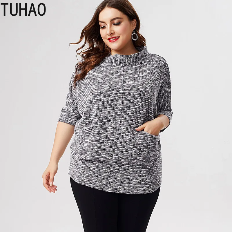 TUHAO 2019 autumn winter PLUS SIZE 5XL 4XL 3XL middle age office lady sweater turtleneck sweaters womens tops clothing ZPZ
TUHAO 2019 autumn winter PLUS SIZE 5XL 4XL 3XL middle age office lady sweater turtleneck sweaters womens tops clothing ZPZ