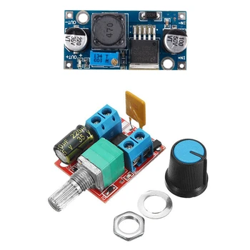 5V-30V DC PWM Speed Controller Mini Electrical Motor Control Switch LED Dimmer & LM2596S DC-DC Buck Power Supply Module BUCK 3A
5V-30V DC PWM Speed Controller Mini Electrical Motor Control Switch LED Dimmer & LM2596S DC-DC Buck Power Supply Module BUCK 3A