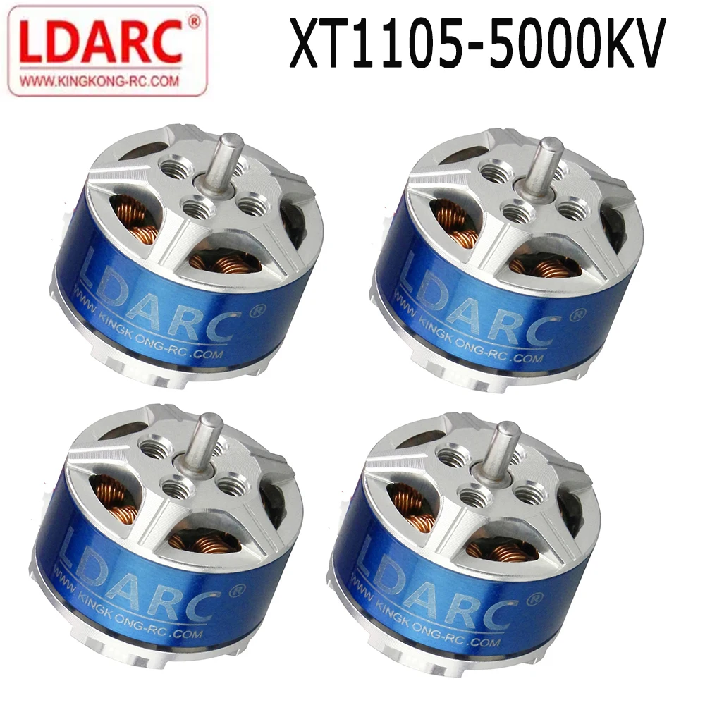 1/2/4 шт. LDARC XT1105 1105 5000KV 3S бесщеточный двигатель 1 5 мм вал для дрона с дистанционным