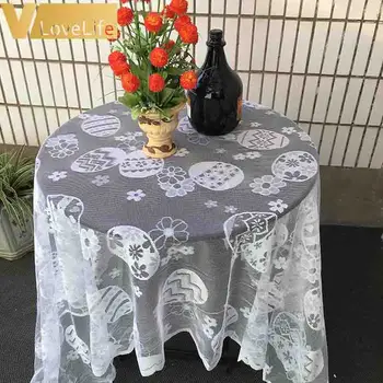 60" x 84" Tablecloth Lace Easter Eggs Lace Table Runner Floral Blue White Wedding Party Home Textile Easter Table Decoration
60" x 84" Tablecloth Lace Easter Eggs Lace Table Runner Floral Blue White Wedding Party Home Textile Easter Table Decoration