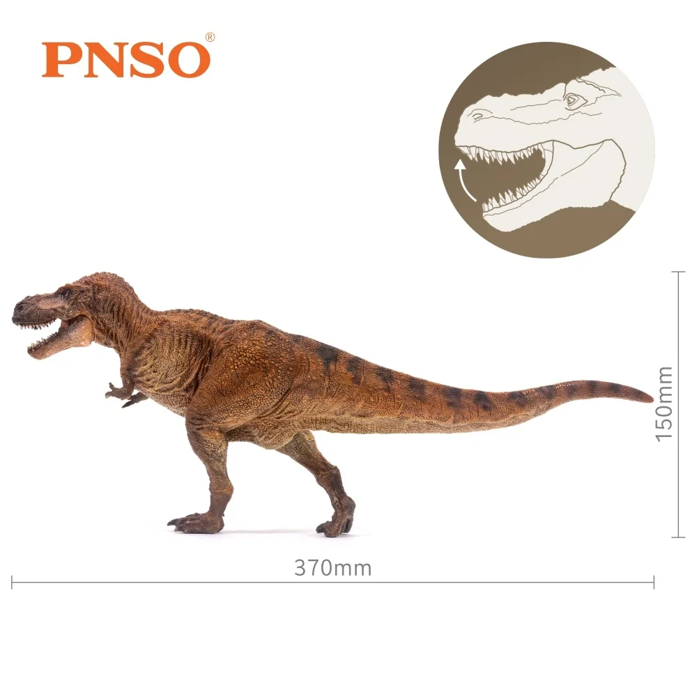 Фигурка динозавра тираннозавра Вильсона в масштабе 1:35 Классические игрушки для