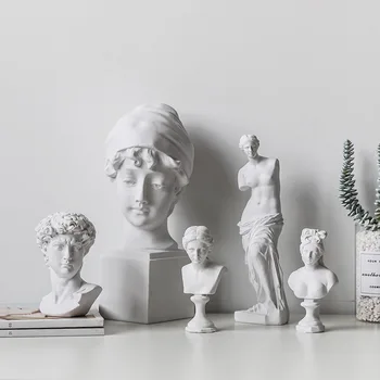 Resin Figure Statue Plaster Statue Decoration David Venus Art Props Portrait Sculpture Model Head Ornament Statues & Sculptures
Resin Figure Statue Plaster Statue Decoration David Venus Art Props Portrait Sculpture Model Head Ornament Statues & Sculptures