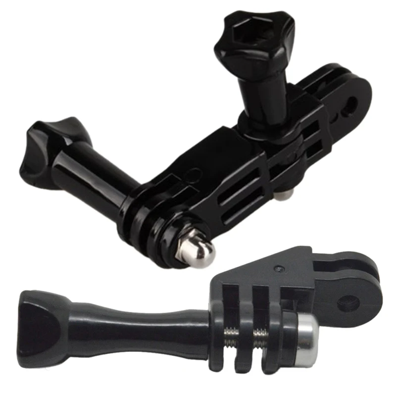 90 Degree Direction Adapter Elbow Mount with Thumb Screw for GoPro Hero 4/3+/3/2/1 and SJCAM SJ4000 5000 Black & Three-Way Pivot
90 Degree Direction Adapter Elbow Mount with Thumb Screw for GoPro Hero 4/3+/3/2/1 and SJCAM SJ4000 5000 Black & Three-Way Pivot