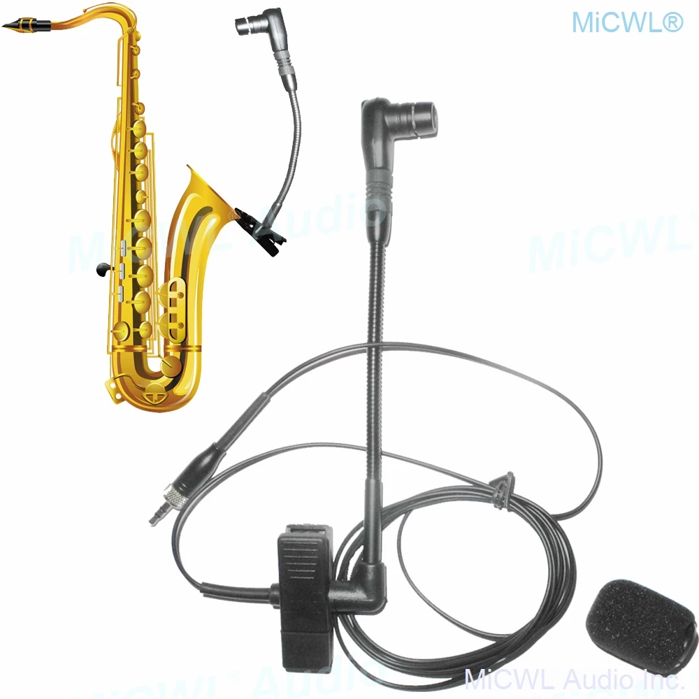 

MiCWL Beta98 Cardioid Instrument Microphone for Sennheiser G2 G3 G4 Wireless BeltPack for Studio Music Saxophone Guitar Bass