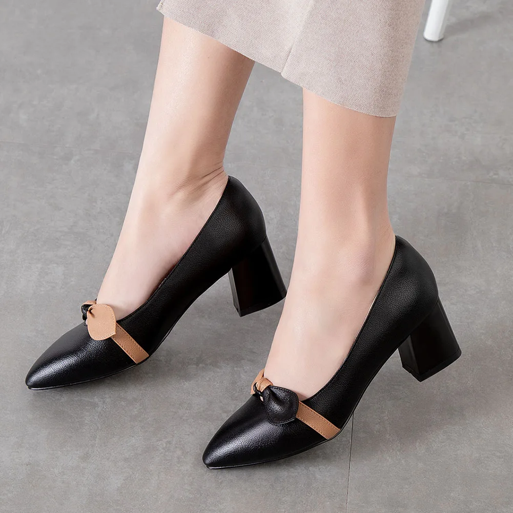 Sarairis 2020 New Fashion Square Heels Office Lady Pumps Woman Shoes Pointed Toe Slip-On Bowtie Black Shoes Women Pumps Female
Sarairis 2020 New Fashion Square Heels Office Lady Pumps Woman Shoes Pointed Toe Slip-On Bowtie Black Shoes Women Pumps Female