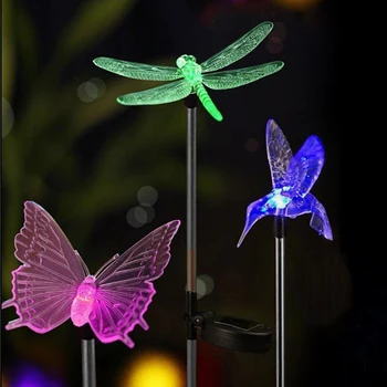 2PCS Solar Multicolor led Yard Lights Outdoor Dragonfly/Butterfly/Bird Lawn Lamps Outdoor Garden Lawn Landscape Path Lights
2PCS Solar Multicolor led Yard Lights Outdoor Dragonfly/Butterfly/Bird Lawn Lamps Outdoor Garden Lawn Landscape Path Lights