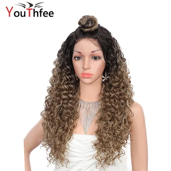 Youthfee 22 inch Pink Long Natural Wave Lace Front Wigs with Baby Hair Pre-Braided High Bun ForBlack Women Synthetic Hair
Youthfee 22 inch Pink Long Natural Wave Lace Front Wigs with Baby Hair Pre-Braided High Bun ForBlack Women Synthetic Hair