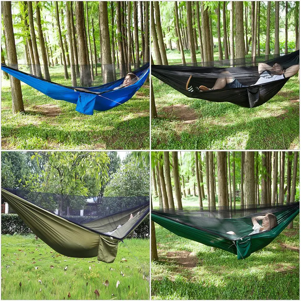 Hot New 290 x 140cm Outdoor Camping Tent Hammock Swing with Integrated Mosquito Bugs Net Extension Straps Clips Rope with Ground
Hot New 290 x 140cm Outdoor Camping Tent Hammock Swing with Integrated Mosquito Bugs Net Extension Straps Clips Rope with Ground