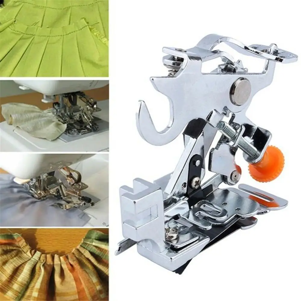 Household Ruffler Attachment Presser Foot Low Shank Pleated Sewing Machine Accessories
Household Ruffler Attachment Presser Foot Low Shank Pleated Sewing Machine Accessories
