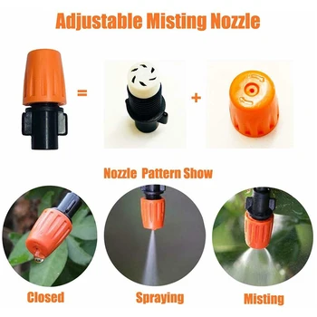 15m Outdoor Water Mister Nozzles Set Misting Cooling System Garden Irrigation Home Garden Watering Equipment Kit
15m Outdoor Water Mister Nozzles Set Misting Cooling System Garden Irrigation Home Garden Watering Equipment Kit